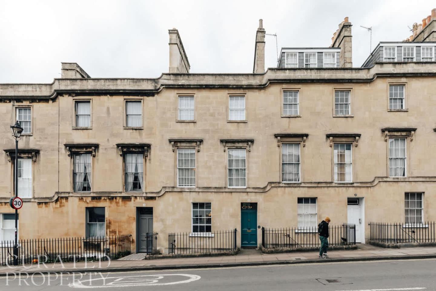 Central Townhouse With Garden & Free Parking Bath Exteriér fotografie